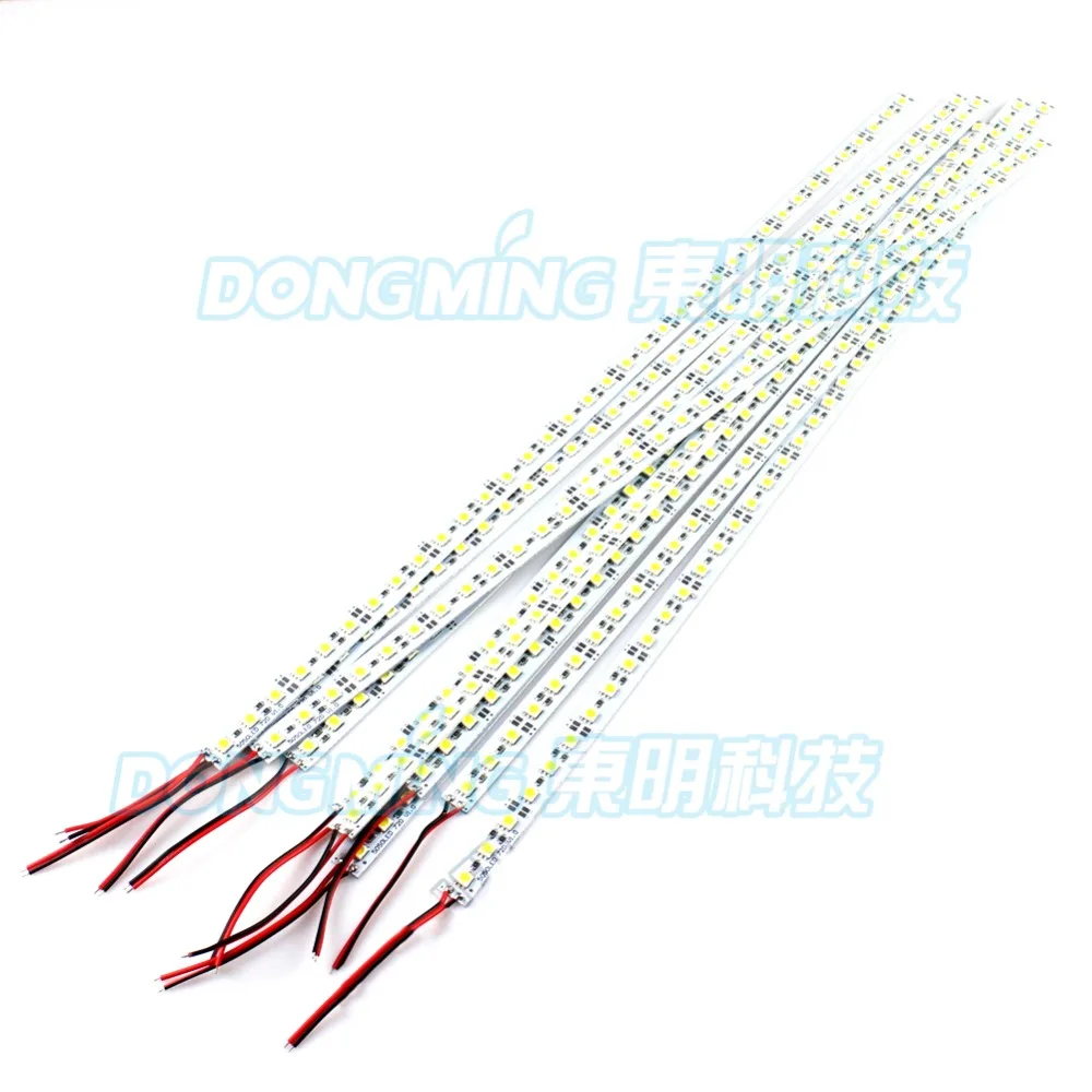 50 шт./лот 72 светодиода 1 м Светодиодная панель освещения 5050 SMD IP22 12 В светодиодная