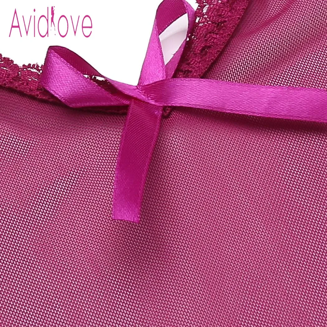 Avidlove 2018 Новое кружевное белье в цветочек сексуальное эротическое нижнее для