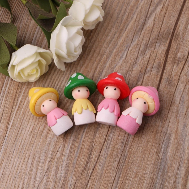 Фигурка куклы гриба орнамент сказочный декор для сада|Декоративные стойки и