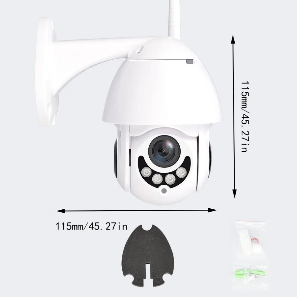 1080P Wifi IP камера наружная двухсторонняя аудио PTZ 5X оптический зум ночное видение ИК 60 м беспроводная безопасность скорость купольная камера P2P