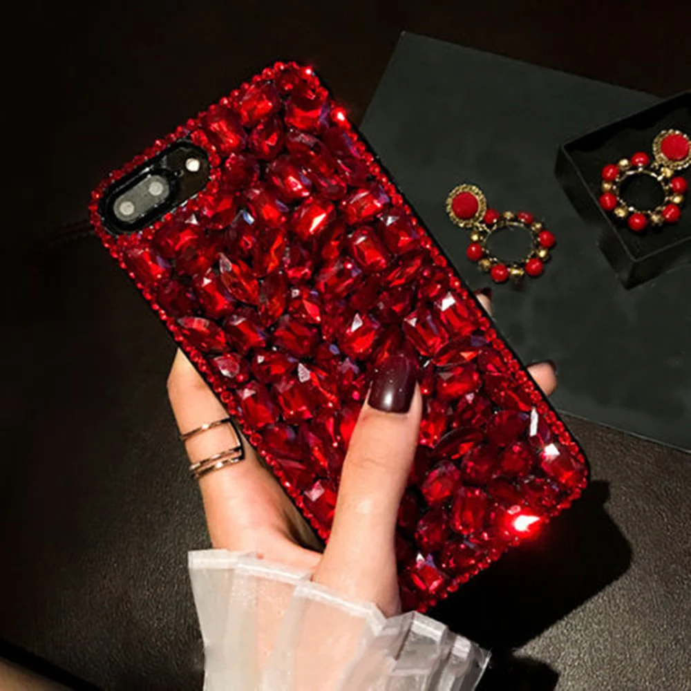 Горный хрусталь чехол для телефона Samsung Galaxy S6 g920 акрил Уникальные Модные Bling Diamond