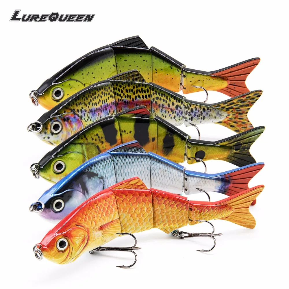 5 шт./лот 15 см 34 г 4 сегментов Swimbaits воблеры большая игра рыболовные приманки