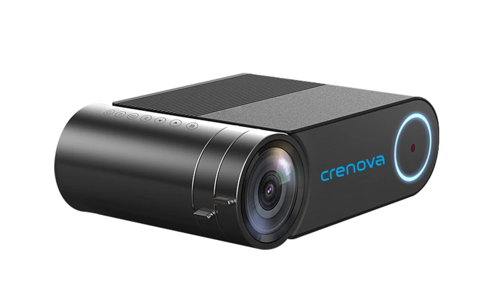 CRENOVA новейший HD 720P светодиодный проектор для 1080P беспроводной WiFi мультиэкранный видео проектор 3D HDMI VGA AV проектор
