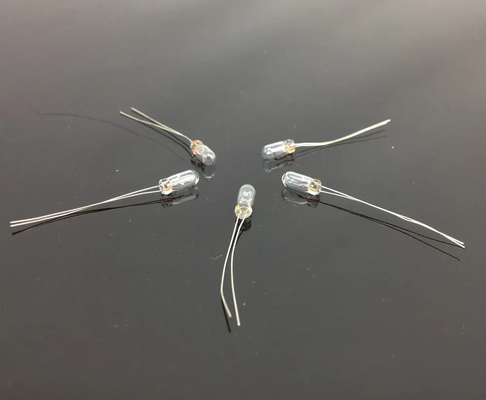 MP02W 3 мм Чистый миниатюрный 6,5 в зерно пшеницы лампы теплый белый новый