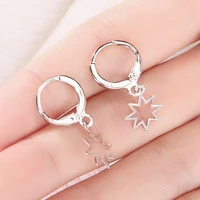 korean fashion new earrings wholesale six star star network red with simple temperament ladies earrings manufacturers wholesale