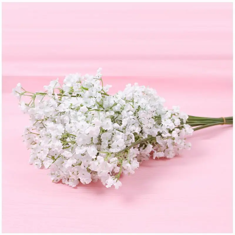 Высокое качество 100 шт./лот Gypsophila шелковые детские дышащие Искусственные цветы из