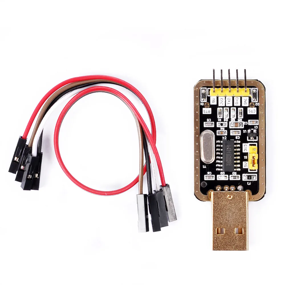 1set CH340G RS232 Update USB To TTL Converter Module UART Serial Port UFS-HWK STC Dowanloader Programmer Brush Small Plates | Электронные - Фото №1