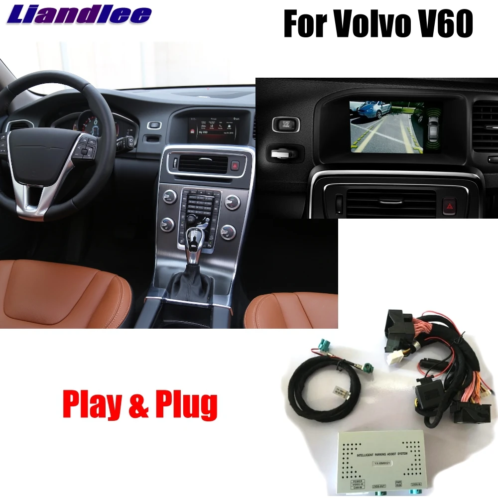 Liandlee парковочная камера интерфейс обратный резервный комплект камеры для Volvo V60