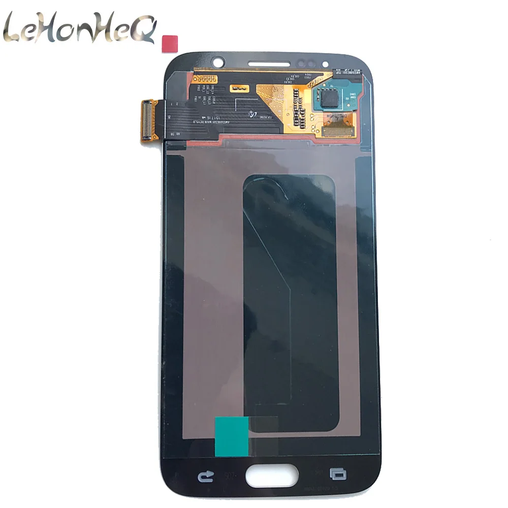 AMOLED ЖК-дисплей с ожогом shadown для samsung Galaxy S6 G920 G920f G920fd кодирующий преобразователь