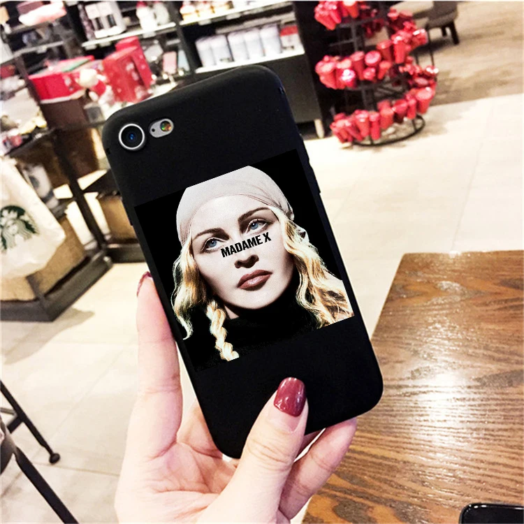 Чехол для телефона madonna madame x для iPhone X 7 Plus XS 10 чехол силиконовый чехол для телефона для iPhone 6S 8 6 Plus XS Max 11 чехол s - Цвет: HSR-22096
