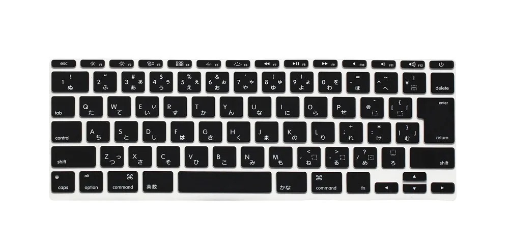 Японский/английский чехол для клавиатуры с надписью защитный Apple MacBook Air 11 &quot11 6 Mac