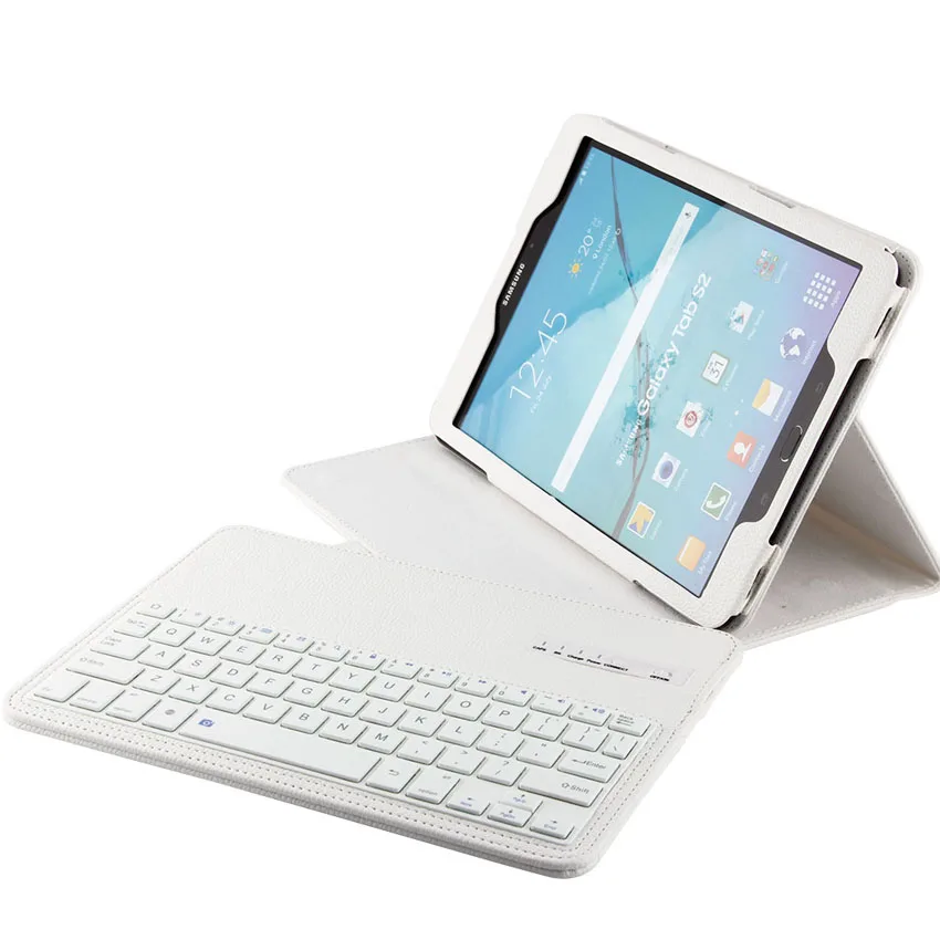 Беспроводная bluetooth клавиатура с футляром для планшета Samsung Galaxy Tab3 10 1 P5200 T530 T531 T535