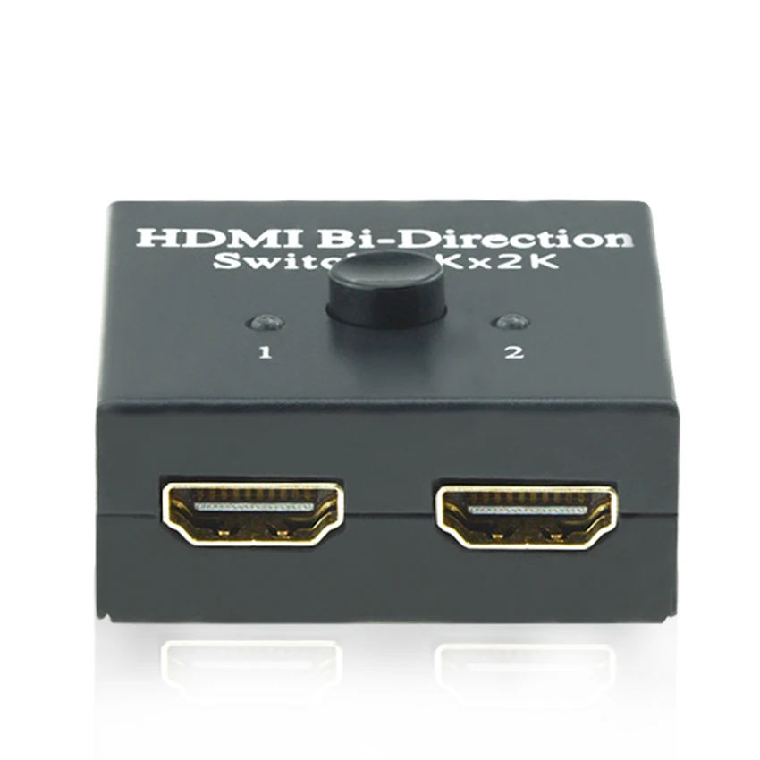 EMK HDMI коммутатор 2 порта двунаправленный ручной переключатель 2x1 1x2 сплиттер HDCP