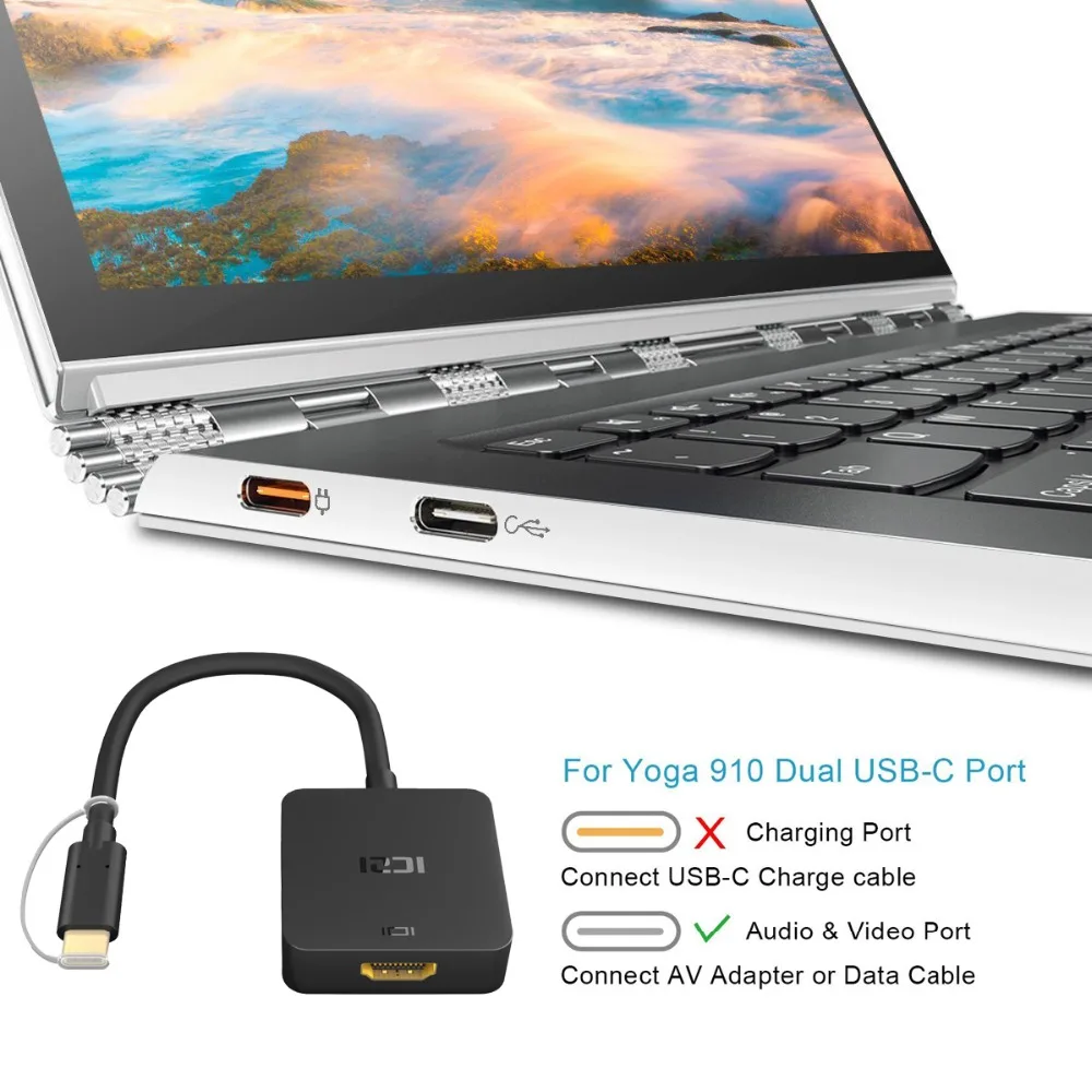 ICZI 4K USB C type к HDMI кабель адаптер Thunderbolt 3 для MacBook Chromebook Pixel samsung S8 S9 huawei|hdmi cable|hdmi cable