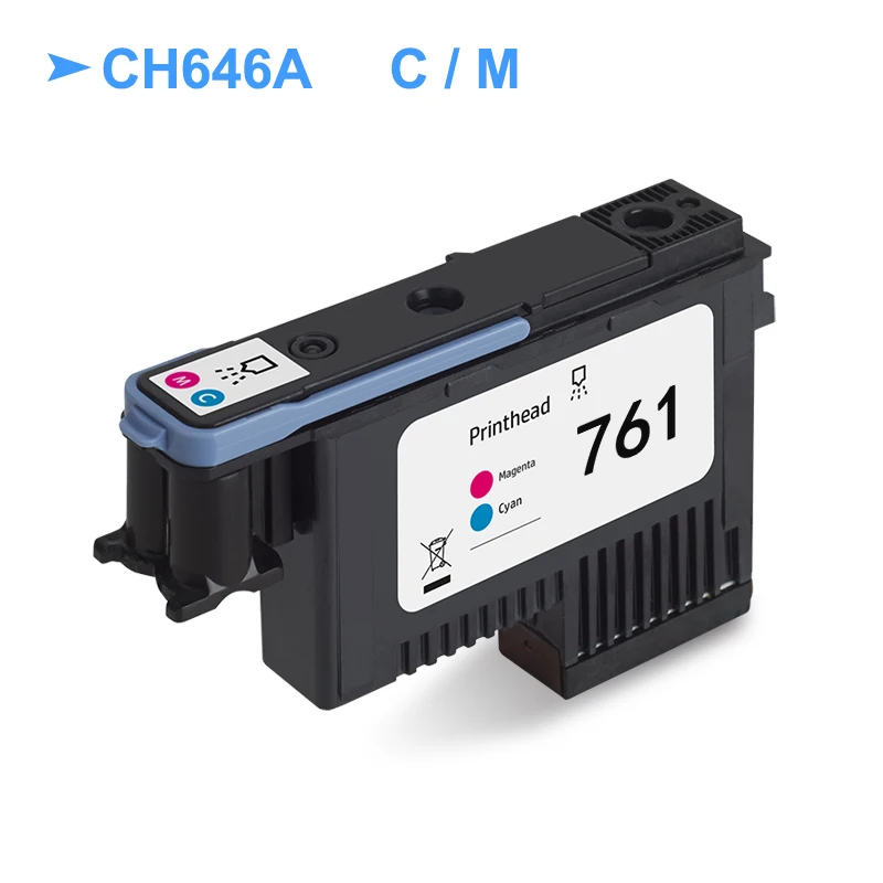 Для HP 761 печатающая головка Designjet CH645A CH646A CH647A CH648A Печатающая для принтера T7100 T7200 (Y