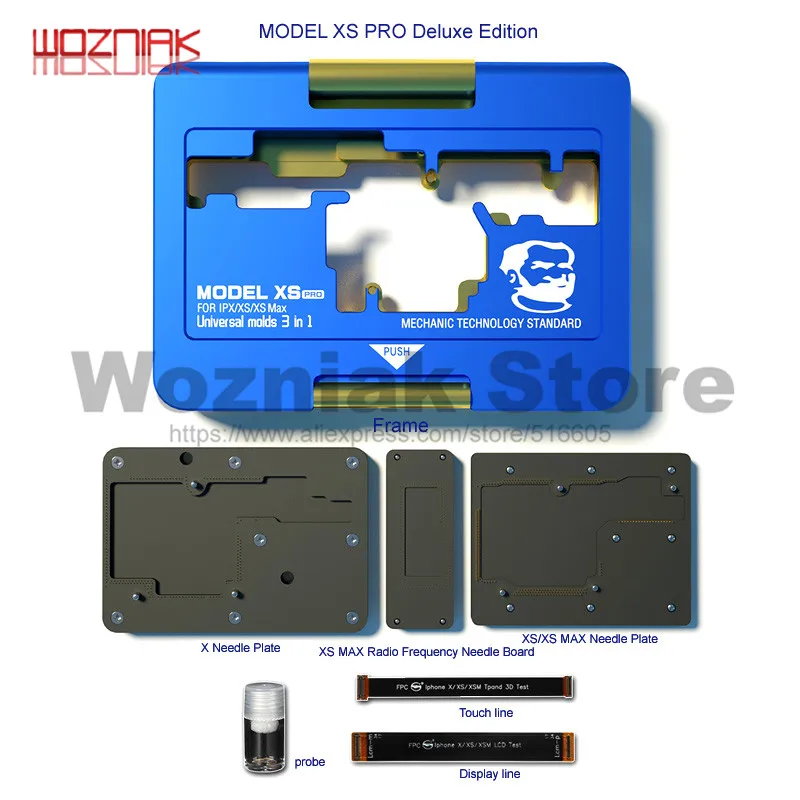 Механическая модель XS PRO isoket PCB Материнская плата функциональная испытательная арматура для IPHONE X XS MAX тестер обслуживания