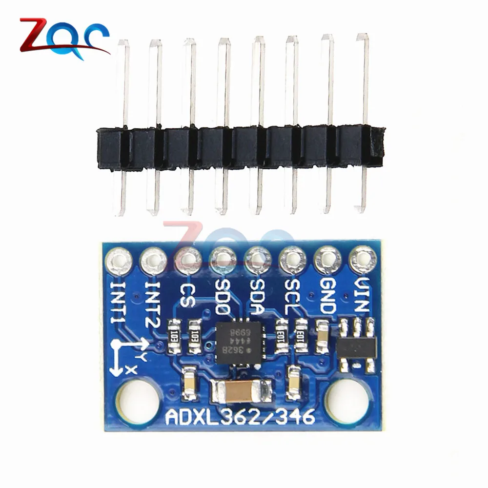 ADXL362 3 осевой цифровой акселерометр Accel сенсор модуль SPI для Arduino|spi module|spi sensorspi