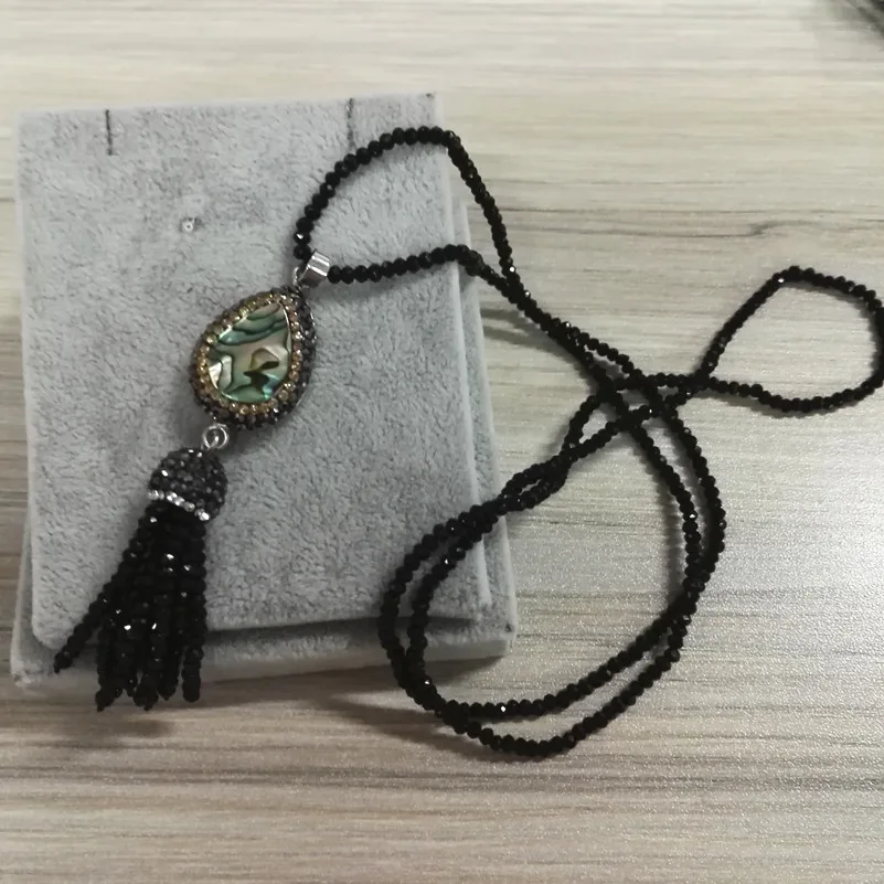 Серьги подвески в стиле бохо с голубыми ракушками и кисточками|jewelry sets for women|jewelry