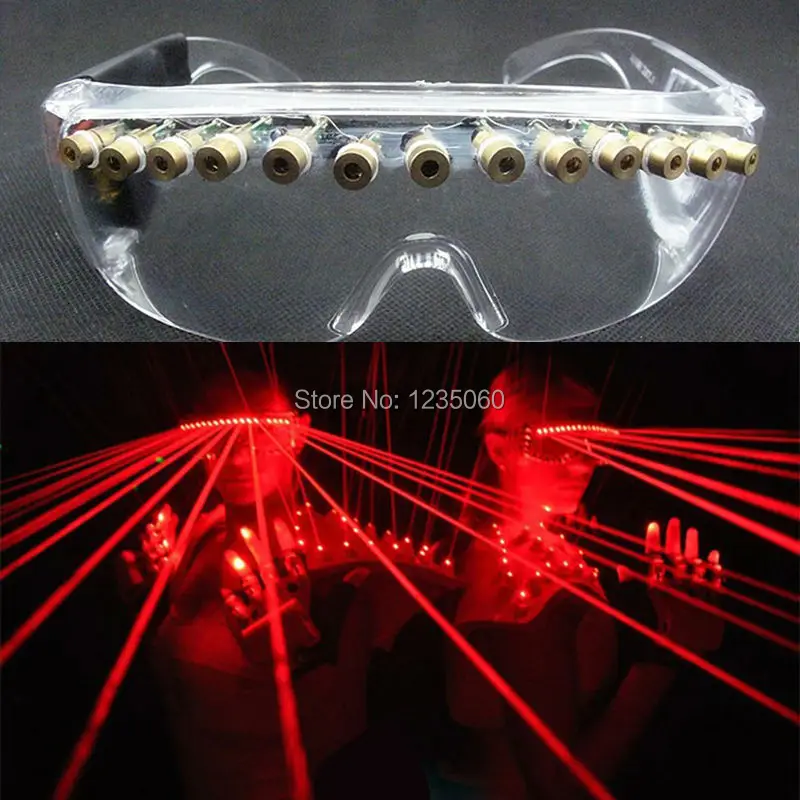 Суперъяркие лазерные очки 13 шт. горячая Распродажа светодиодные фотоочки для