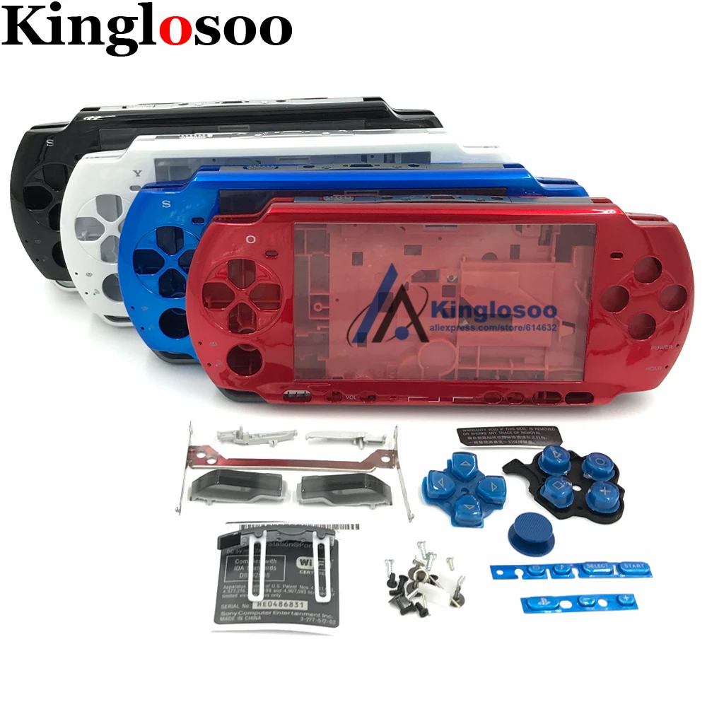 Kit de Botões de Substituição para Console de Jogos para Psp 3000 Qualidade Superior Conjunto Completo com Chave de Fenda