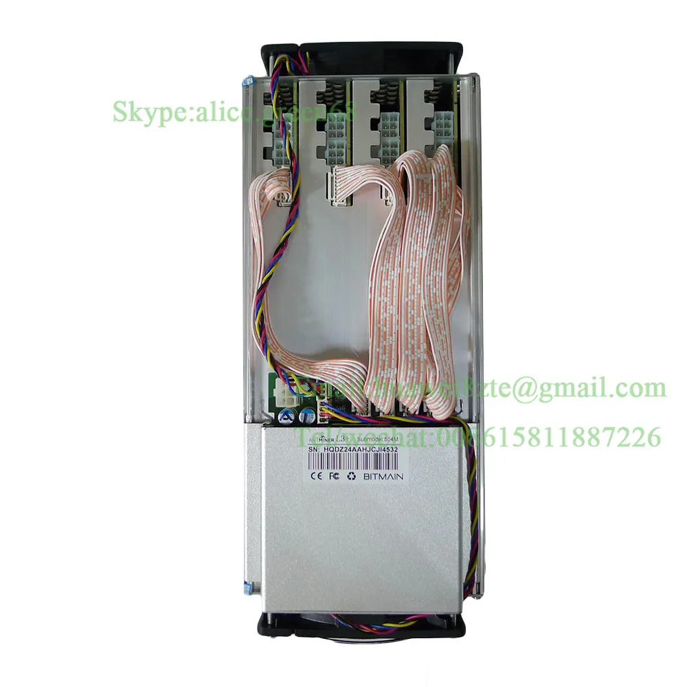 Абсолютно ANTMINER L3+ LTC 504 м с/без оригинального источника питания, scrypt miner LTC горная машина 504 м 800 Вт