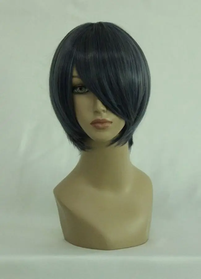 MCOSER 32 см Горячий Продавать Короткое Серый Парик Косплей Манга Black Butler Ciel Phantomhive