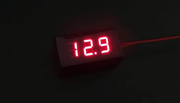 DC 1 7 25 v Qight LED водонепроницаемый монитор вольтметр цифровой батарея автомобильное