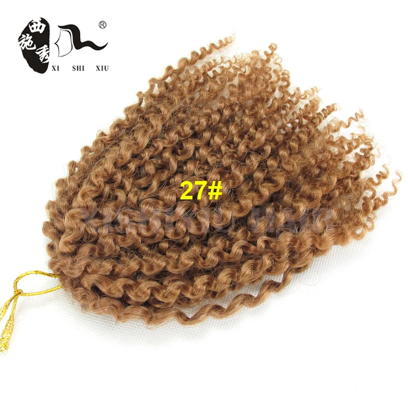 3 шт./лот Афро Кудрявый Вьющиеся Мали Боб Крючком Косы Твист Плетение Марли Коса