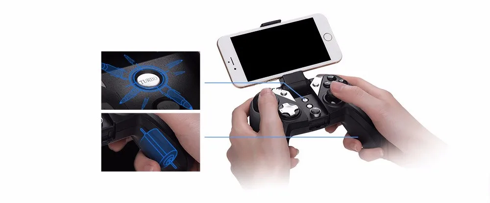 GameSir G4s Bluetooth 4,0/2,4G беспроводной/проводной геймпад PUBG игровой контроллер емкостью 800 мАч для iOS Android PC PS3 pubg игры