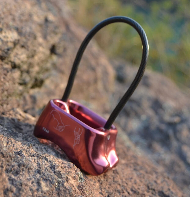 XINDA прочный 25KN Профессиональный Rappel ATC Belay устройство алюминиевый спуск Открытый Отдых и Туризм Скалолазание оборудование