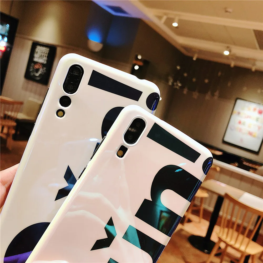 Чехлы в китайском стиле для Huawei P10 P20 Mate 10 Plus Honor мягкий чехол с надписью