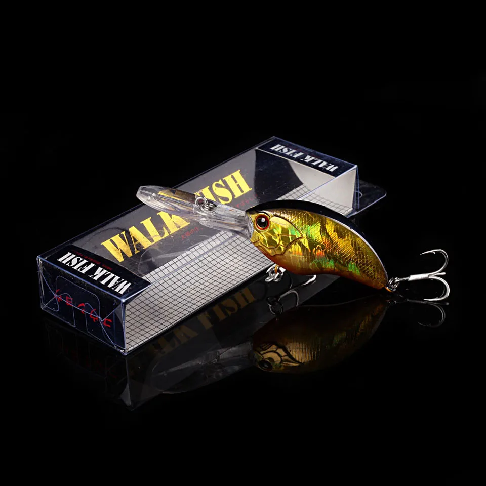 WALK FISH 1 шт. рыболовные воблеры 12,2 г/90 мм плавающий воблер приманка на щуку бас рыболовные приманки погружение 0,8-3 м isca искусственные pesca - Цвет: C 3