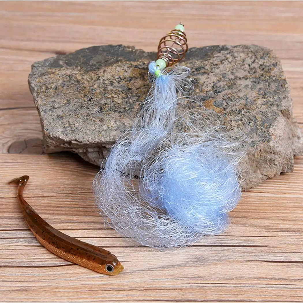 New 5 Size Fishing Net Trap Luminous Bead Copper Spring Shoal Netting Fishnet Tackle 2018 Small Mesh Ball Bearing Swivel # | Спорт и
