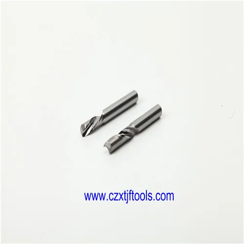 D4 * 12 50 1F твердосплавные концевые фрезы 45HRC 1 флейты алюминий 45 градусов без