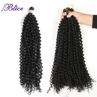 blice synthetic braid hair extension long freetress crochet latch hair 28inch pure color afro kinky bulk hair one piece deal