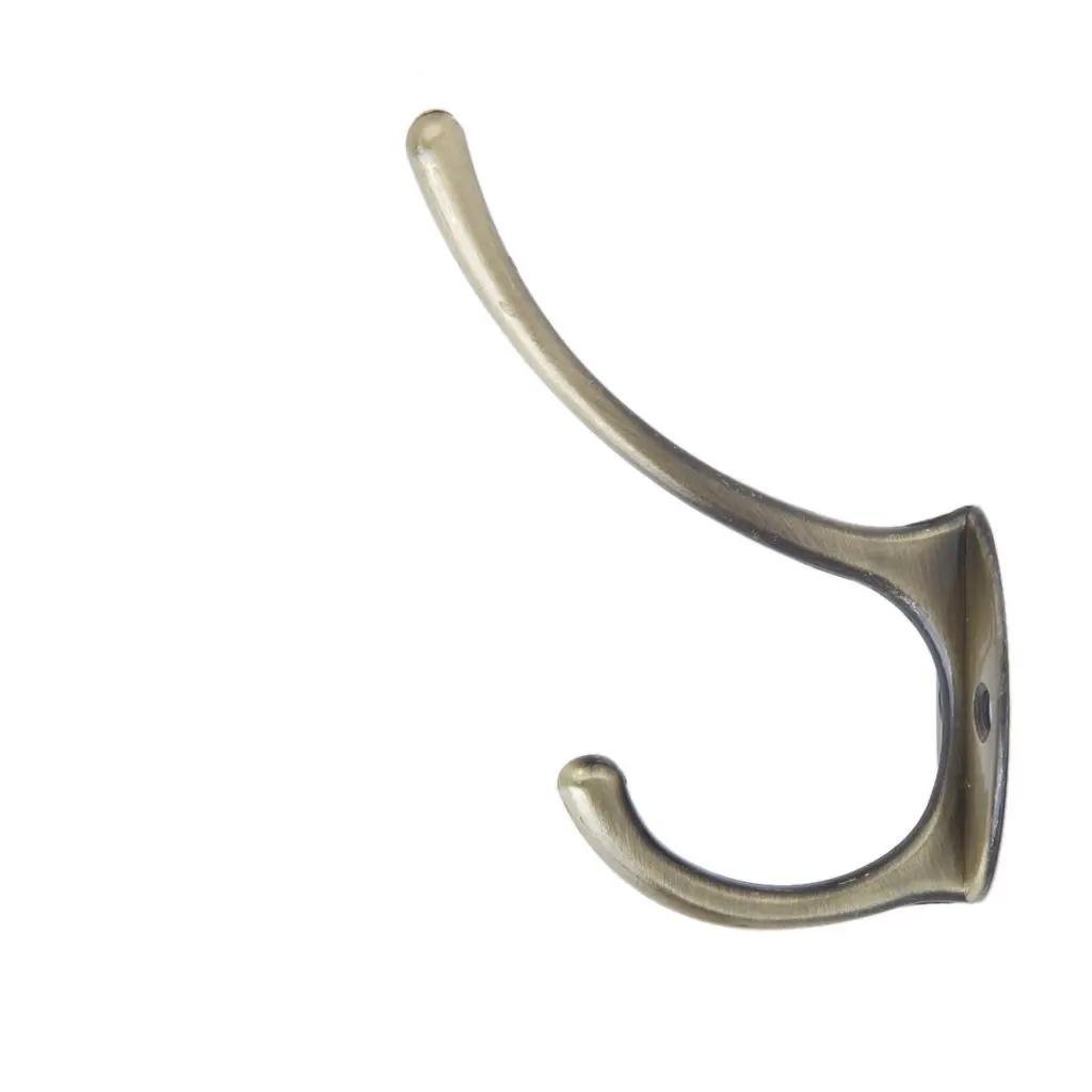 

DSHA New Hot 2pcs Vintage Wall Mount Hanger Hooks for Clothes/Coat/Hat/Bag/Towel---Antique Bronze