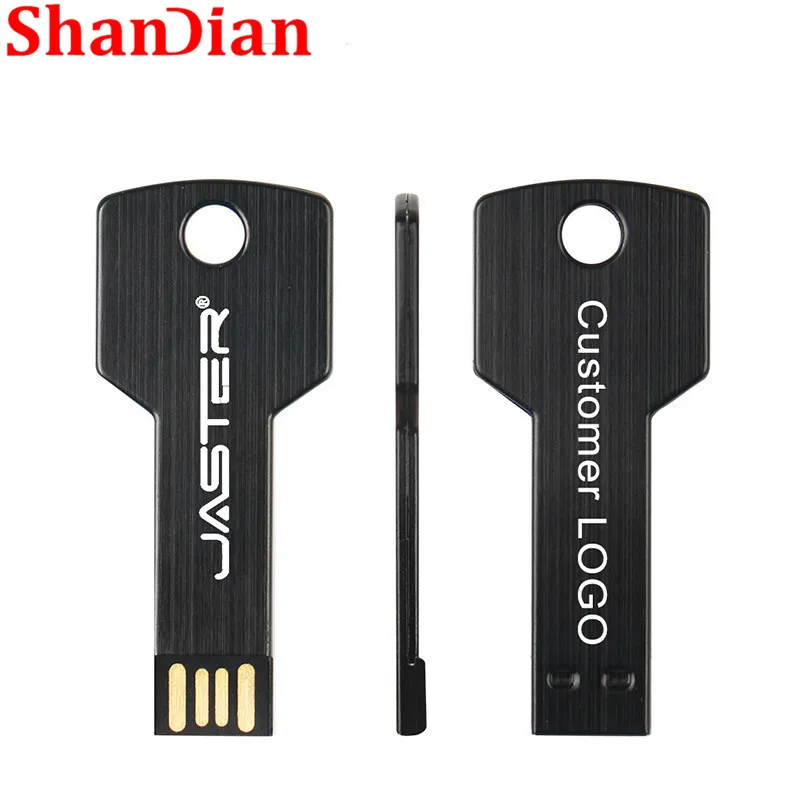 SHANDIAN водонепроницаемый USB флеш накопитель в форме ключа 64 ГБ 32 16 ГБ|USB