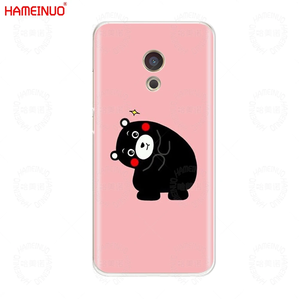 Чехол для телефона HAMEINUO Japan Kawaii Kumamon с милым медведем Meizu M6 M5 M5S M2 M3 M3S MX4 MX5 MX6 PRO 6 5 U10 U20