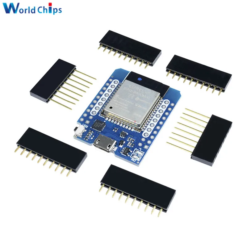 1 комплект для Wemos MINI D1 ESP32 WiFi+ Bluetooth для Wemos D1 Mini Esp8266 модуль с булавками Новое поступление
