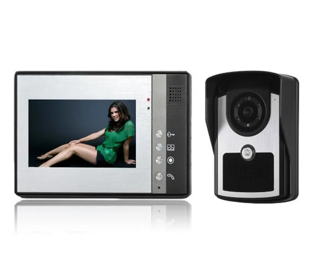 7-inch kleur lcd-scherm IR Nachtzicht Video Deurtelefoon