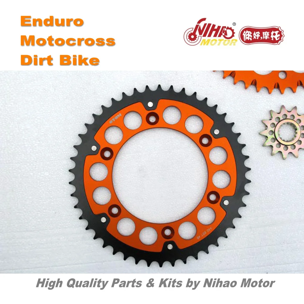 Детали для мотоцикла Задняя звездочка 46T крышка из сплава сталь Shinery X2 ZONGSHEN RX3