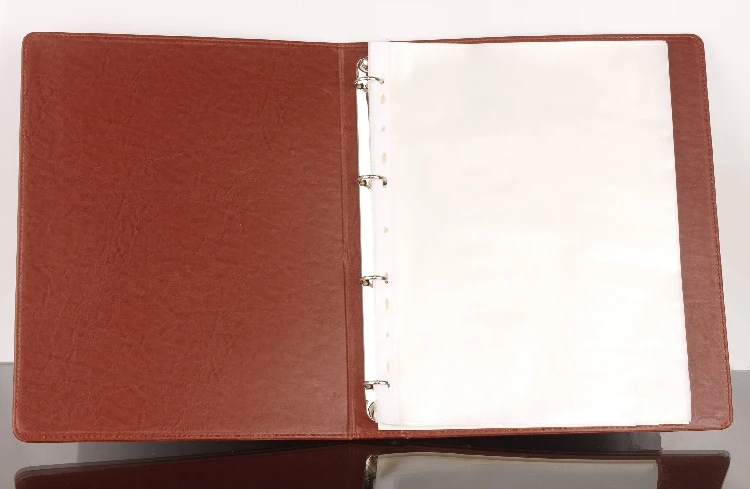 Папка для документов из искусственной кожи A4 папка с 4 отверстиями карман