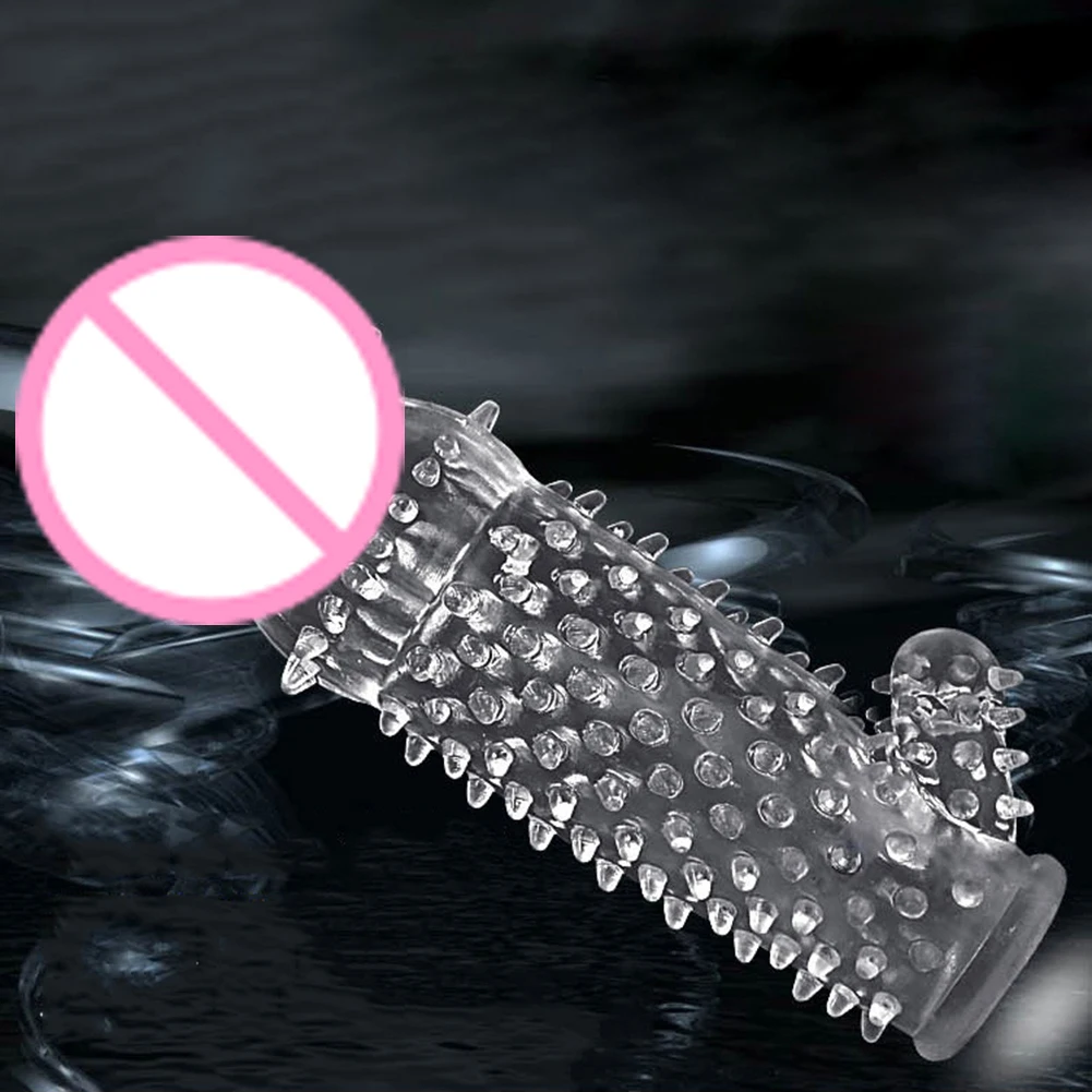 Многоразовые полное покрытие кольцо рукав для пениса задержки эластичные