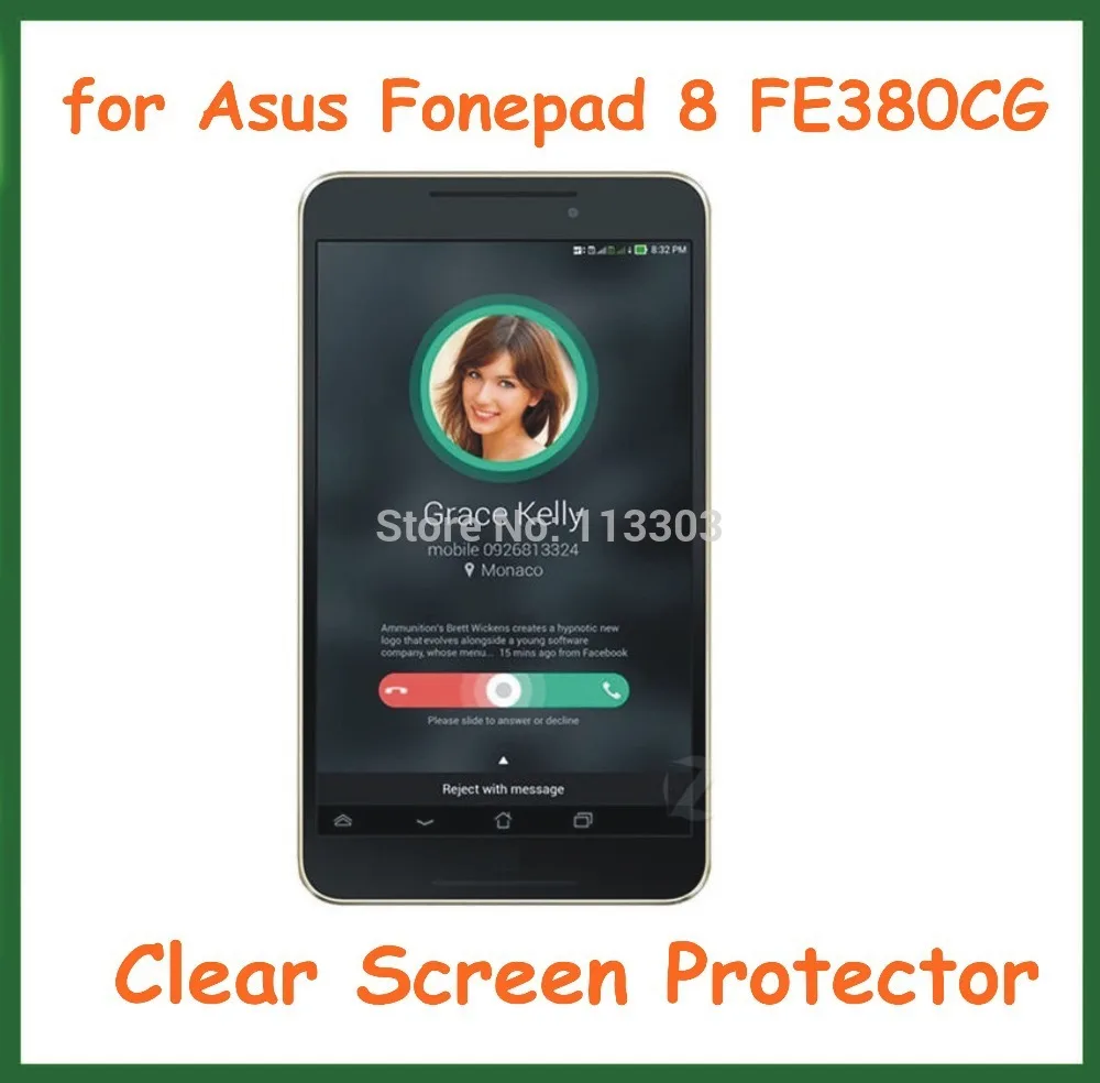 5 шт. Ультрапрозрачная Защитная пленка для экрана Asus Fonepad 8 FE380 FE380CG дюймовый