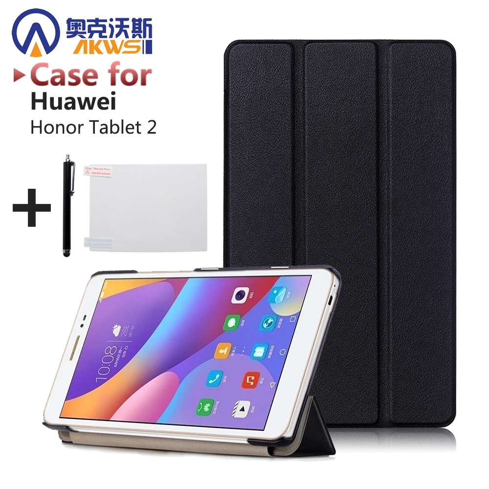 Для huawei Mediapad T2 8 0 Магнитная подставка из искусственной кожи чехол для Honor tablet 2 JDN-W09