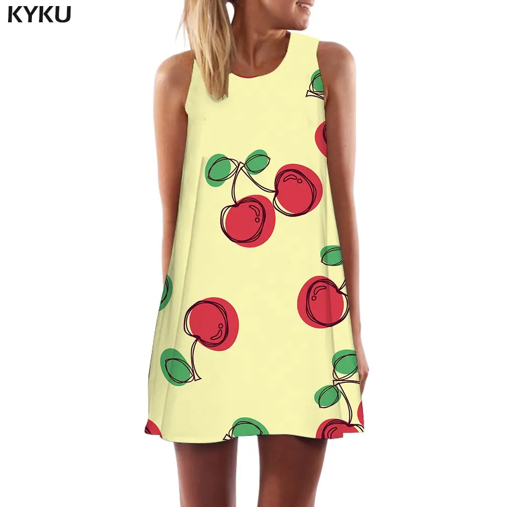 Ladies Dress03 KYKU Радужное платье для женщин Красочные Boho психоделический корейский стиль граффити Танк головокружение Vestido Сексуальная женская одежда повседневная - Цвет: Ladies Dress03