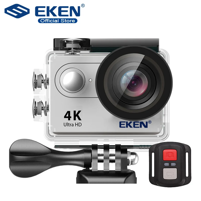 Оригинальная Экшн-камера eken H9R Ultra HD 4K WiFi с 2,4G пультом дистанционного управления 2," экраном 30 м водонепроницаемая Спортивная мини-камера