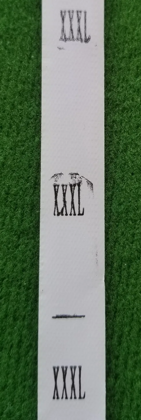 XXXL-Cloth 200 шт полиэфирные тканевые этикетки и бирки для одежды сумки обувь аксессуары PPO мешок M S L XL XXL XXXL XXXXL 4XL 5XL P GG - Цвет: XXXL-Cloth