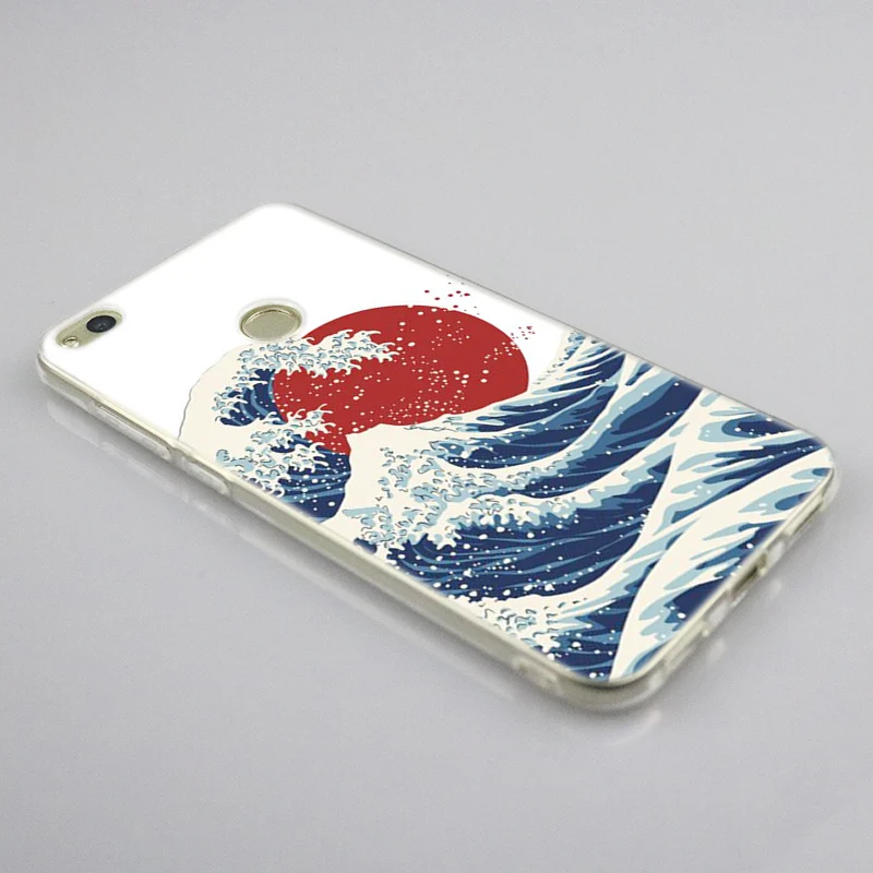 Мягкий силиконовый чехол с рисунком морской волны для Huawei NOVA 3 3i 4 Honor 7A Pro 7S 6X 7X 8X 8 9