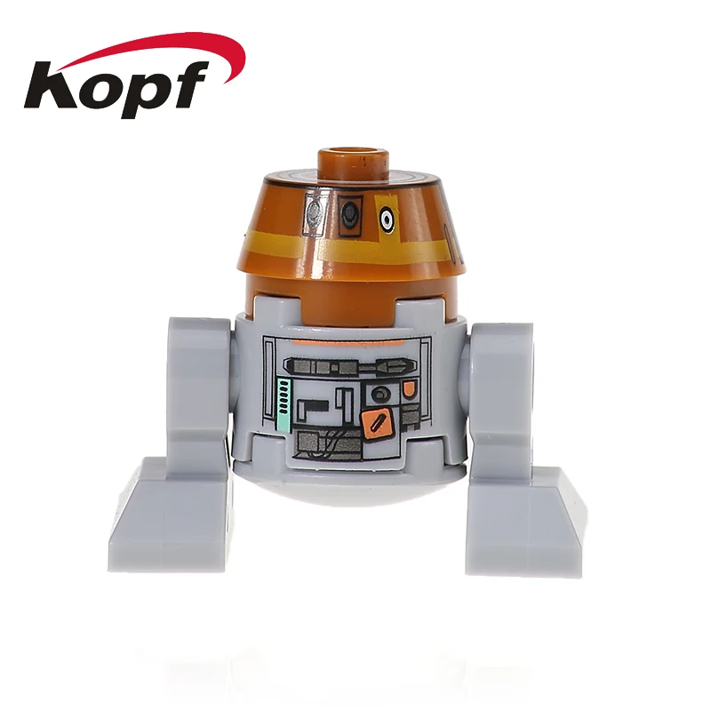 526 Without Box Wars Робот мини BB8 BB-8 с черный красный серый синий Цвет R2D2 с подносом R3-D5 строительные блоки Детский подарок игрушки D1000 - Цвет: 526 Without Box